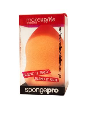 Профессиональный спонж для макияжа Make Up Me SpongePro. Грушевидная форма. Оранжевый