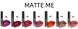 Matte lipstick in tube MatteMe #3 makeupMe LS-M03