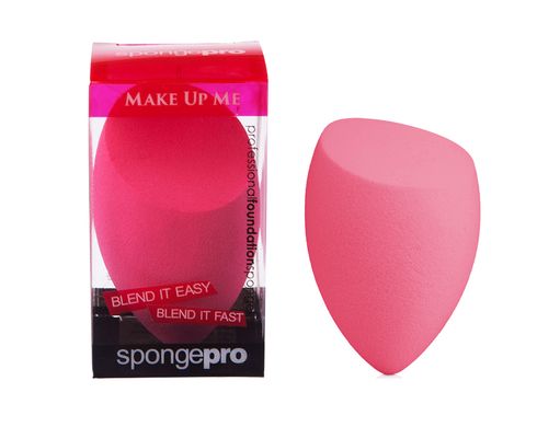 Професійний спонж для макіяжу - Make Up Me SpongePro SP-3M Малиновий