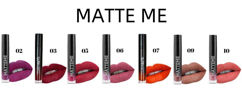 Matte lipstick in tube MatteMe #9 makeupMe LS-M09