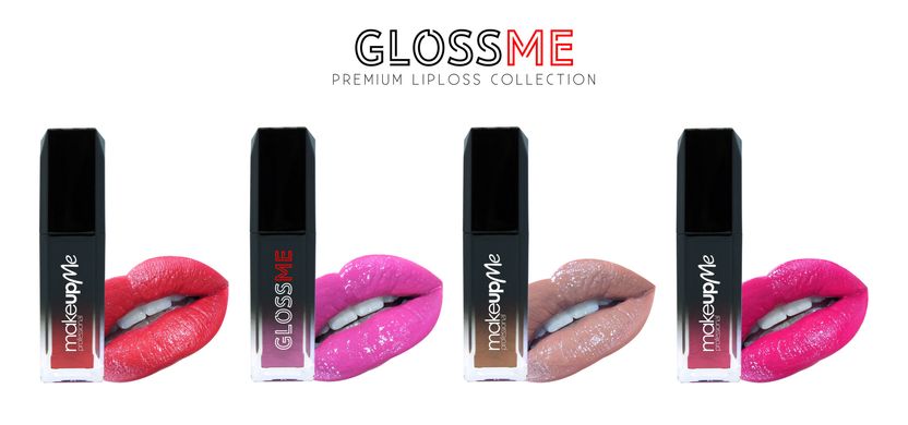 Glossy lipstick in tube GlossMe #15 makeupMe LS-15