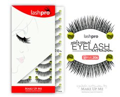 Профессиональный набор ресниц 10 пар - Make Up Me LashPro ML206