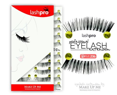 Профессиональный набор ресниц 10 пар - Make Up Me LashPro ML236