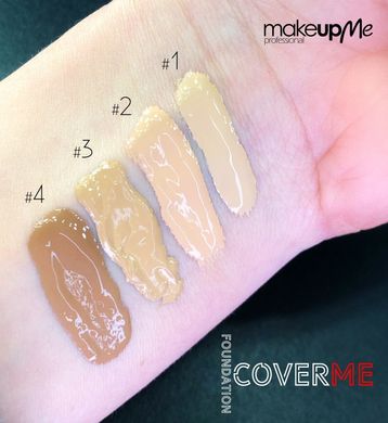 Тональна основа CoverMe #4 makeupMe FD-4