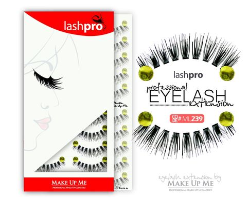 Профессиональный набор ресниц 10 пар - Make Up Me LashPro ML239