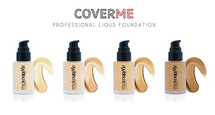 Тональная основа CoverMe #4 makeupMe FD-4