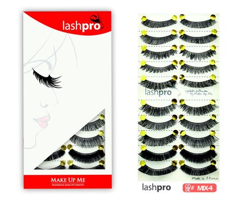 Универсальный набор ресниц 5 видов 10 пар - Make Up Me LashPro MIX-4